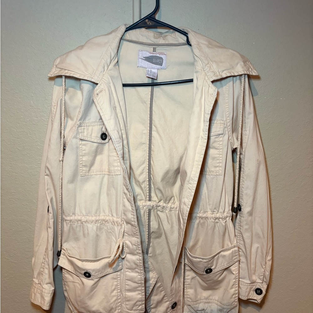 Beige Utility Jacket